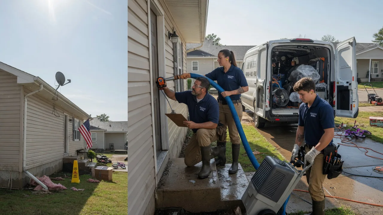 Ceiling Water Damage Restoration in Clarksville, IN near me